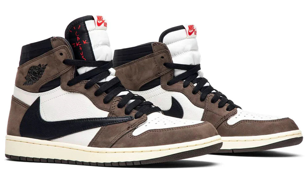 Travis Scott x Air Jordan 1 Retro High OG "Mocha" Sneakers UAE