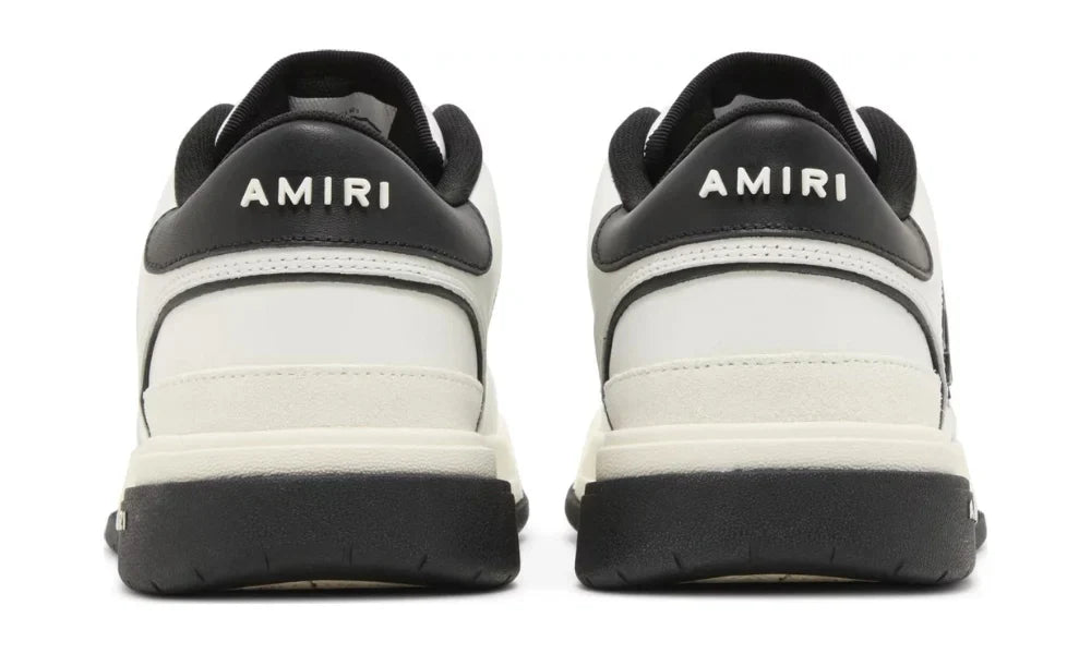 Amiri Classic Low "White Black" Contrast Logo Sneakers UAE