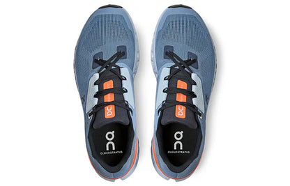 On Running Cloudstratus "Lake Blue Flare Orange" Running Shoes UAE