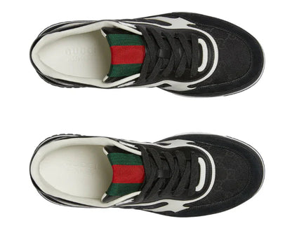 Gucci Re-Web Sneaker "Black" Iconic Stripe Sneakers UAE