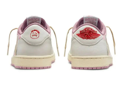 Travis Scott x Air Jordan 1 Low "Shy Pink Rose" Sneakers UAE