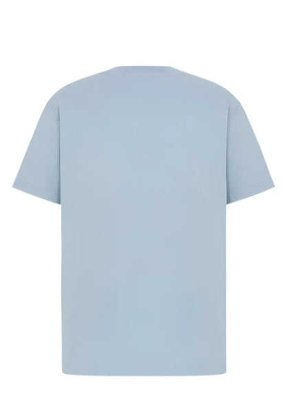 Dior Archives Labels T-Shirt "Blue Relaxed Fit" Casual Tee UAE
