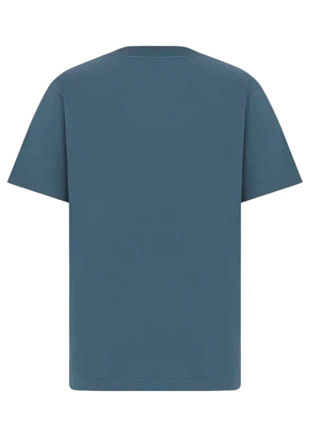 Dior Charm T-Shirt "Blue Relaxed Fit" Casual Designer Tee UAE