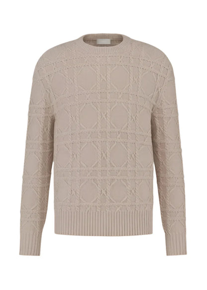 Dior Icons Cannage Sweater "Beige Cashmere Knit" Premium Sweater UAE