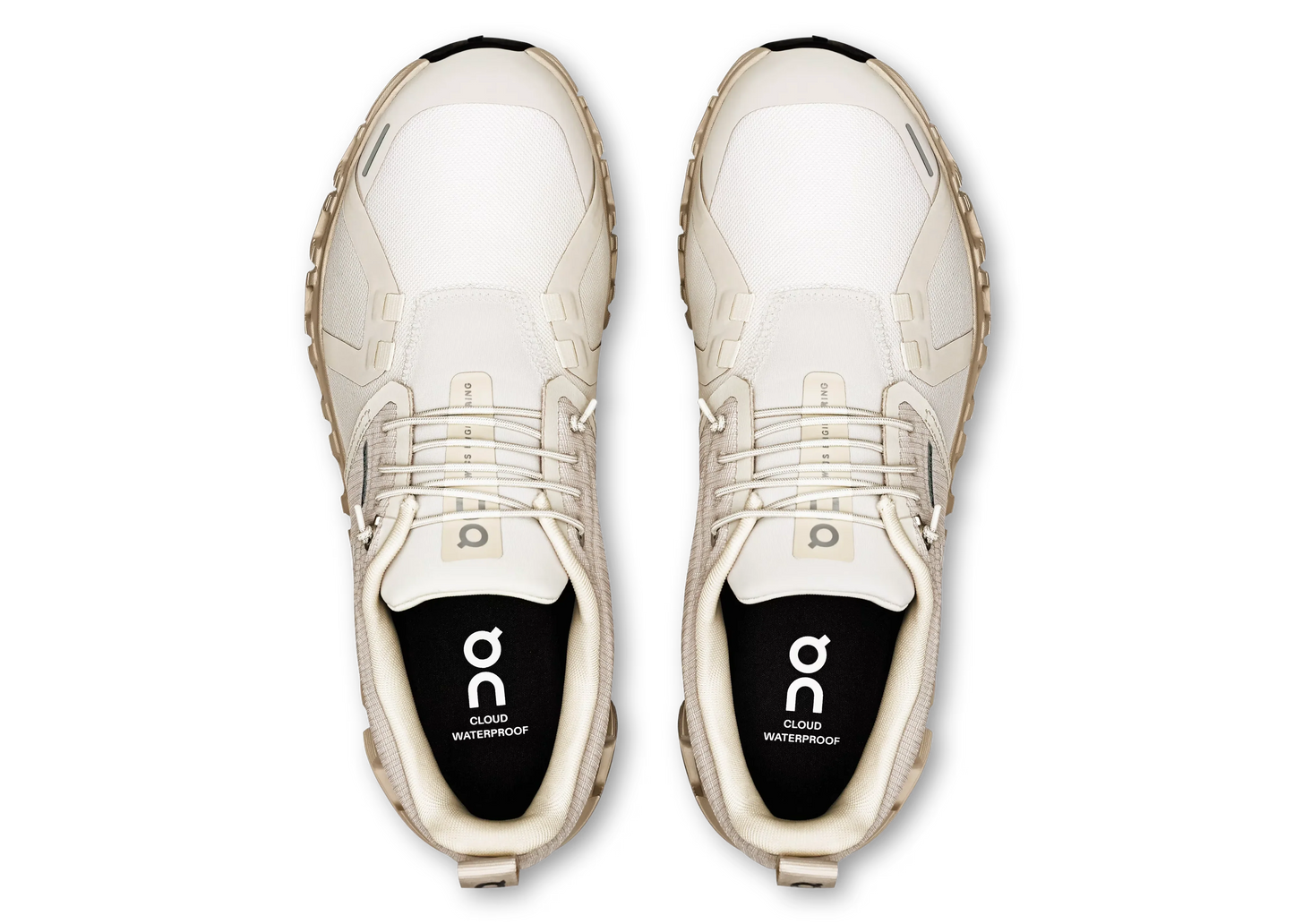 On Cloud 6 Waterproof "Pearl / Cream" Waterproof Sneakers UAE