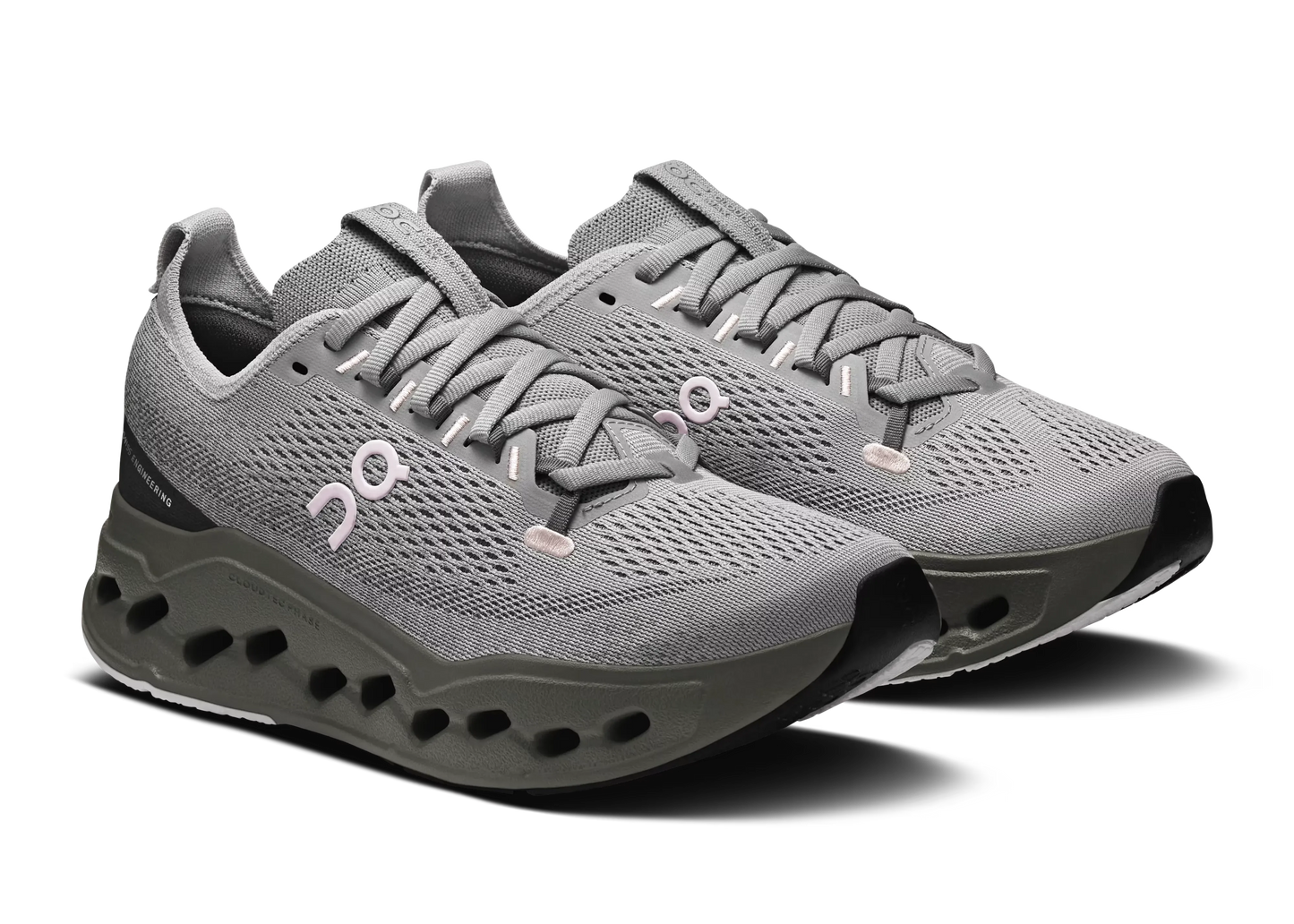 On Cloudsurfer Max "Alloy / Asphalt" Cushion Running Shoes UAE