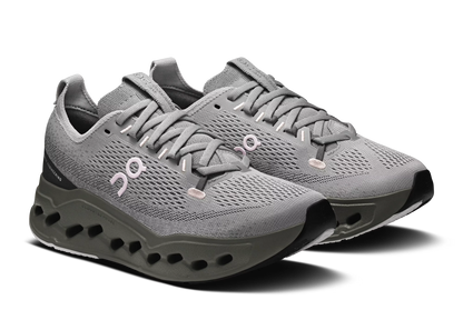 On Cloudsurfer Max "Alloy / Asphalt" Cushion Running Shoes UAE