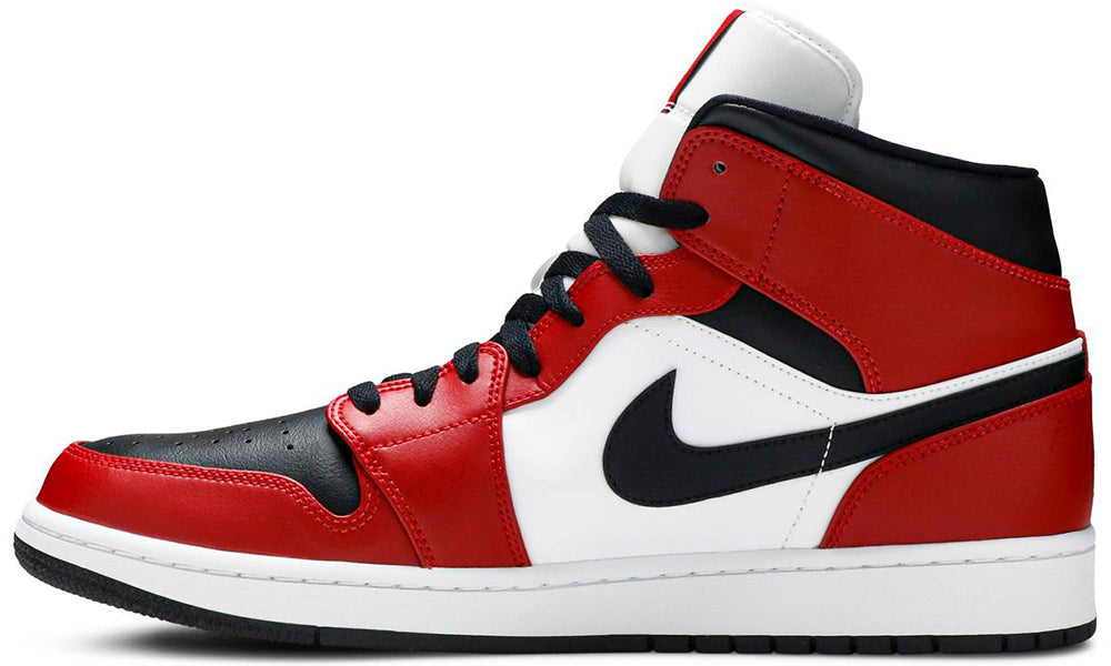 Air Jordan 1 Mid "Chicago Black Toe" Sneakers UAE