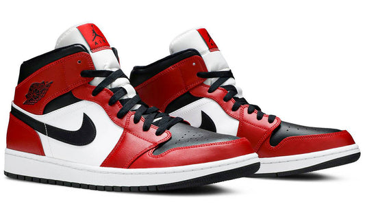 Air Jordan 1 Mid "Chicago Black Toe" Sneakers UAE
