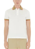 Burberry Logo Collar Cotton Polo Shirt "Chalk White" Premium Polo UAE