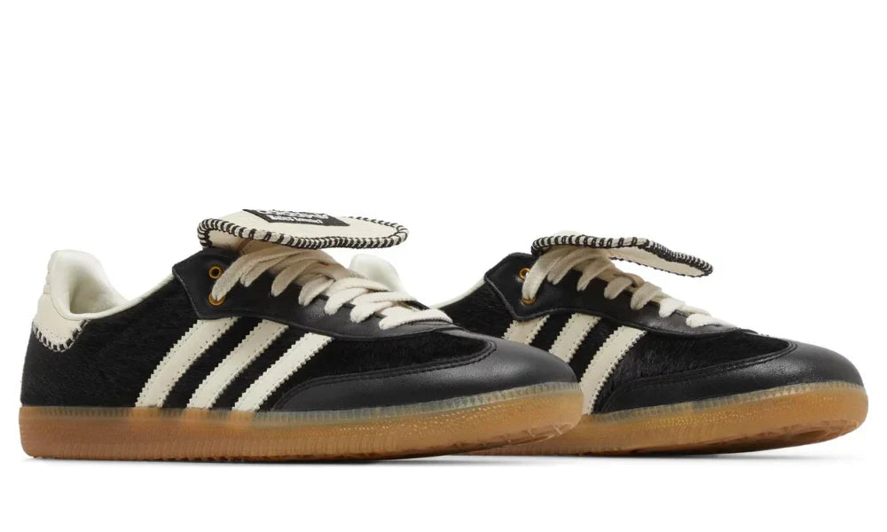 Adidas Samba Pony Tonal Low x Wales Bonner "Core Black" Premium Sneakers UAE