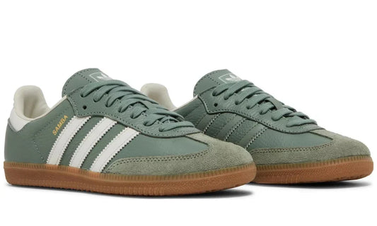 Adidas Samba OG "Silver Green Gum" Sneakers UAE