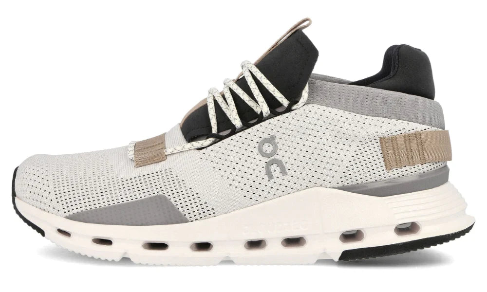 On Cloudnova "White / Sand" Lifestyle Sneakers UAE