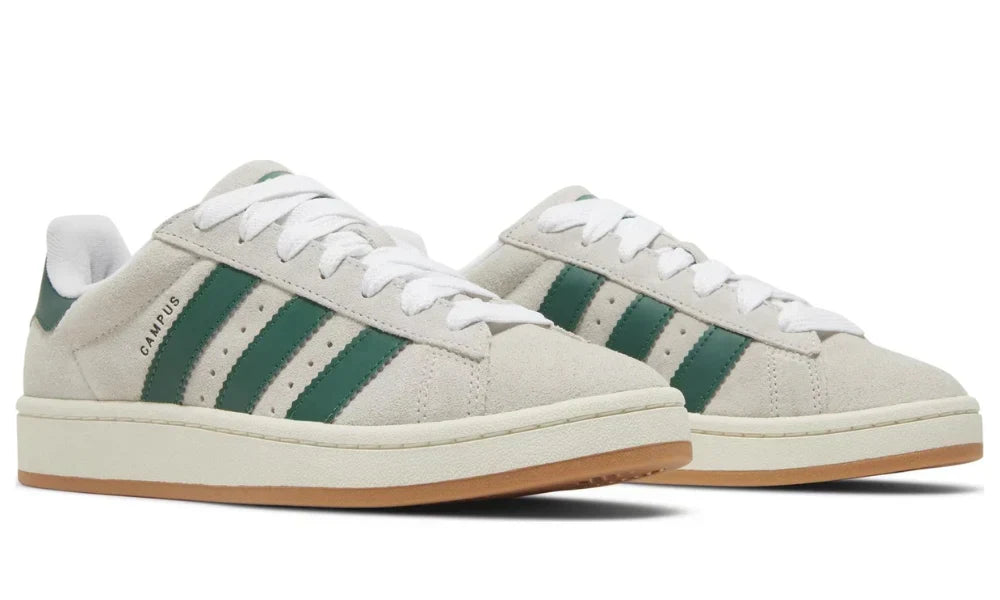 Adidas Campus 00s "Crystal White Dark Green" Casual Sneakers UAE