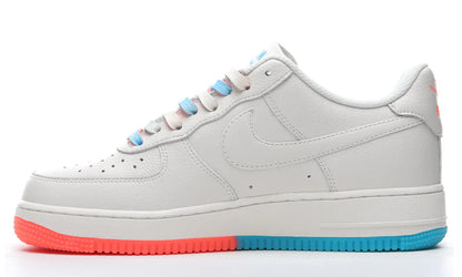 Nike Air Force 1 "07 Low White Blue Orange" Sneakers UAE