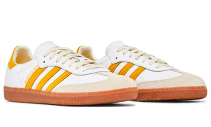 Sporty & Rich x Adidas Samba OG "White Bold Gold" Premium Sneakers UAE