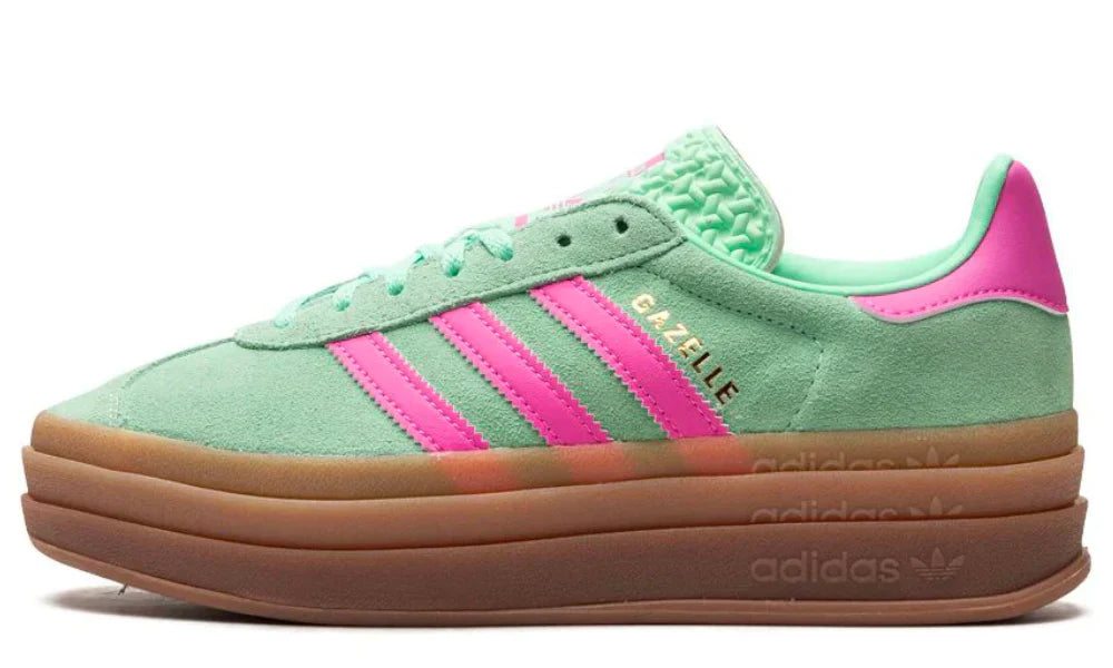 Adidas Gazelle Bold "Pulse Mint Screaming Pink" Sneakers UAE
