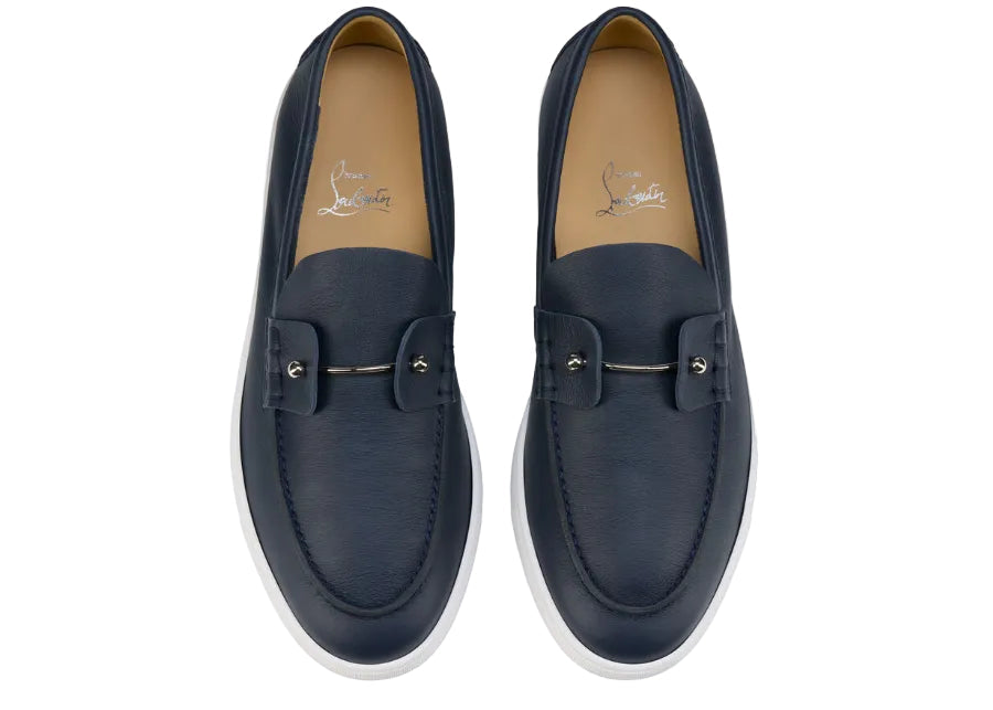 Christian Louboutin Chambeliboat Loafers "Marine" Luxury Boat Shoes UAE