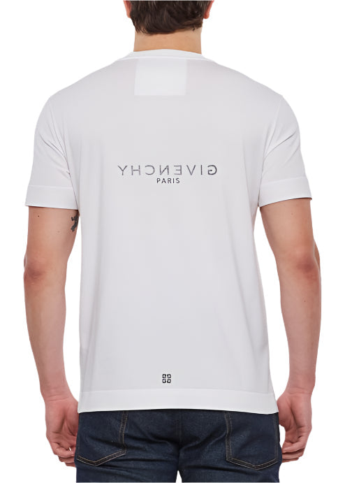 Givenchy Reverse Paris Logo Oversized T-Shirt "White" Clean Oversized Tee UAE