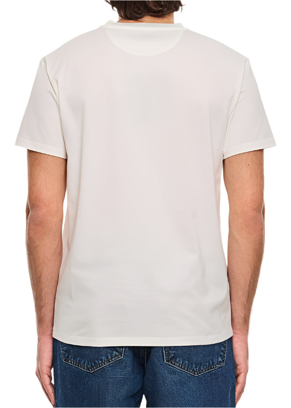 Fendi White Cotton T-Shirt Designer Essential Tee UAE