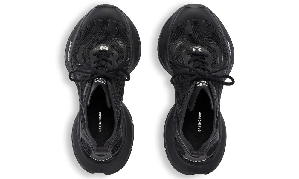 Balenciaga Circuit "Worn-Out Black" Distressed Sneakers UAE