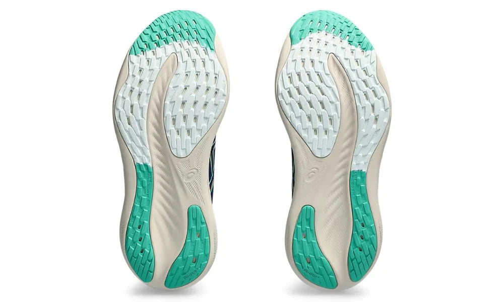 Asics Gel Nimbus 26 Wide "French Blue Electric Lime" Wide Fit Running Shoes UAE