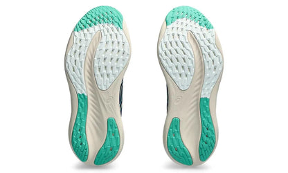 Asics Gel Nimbus 26 Wide "French Blue Electric Lime" Wide Fit Running Shoes UAE