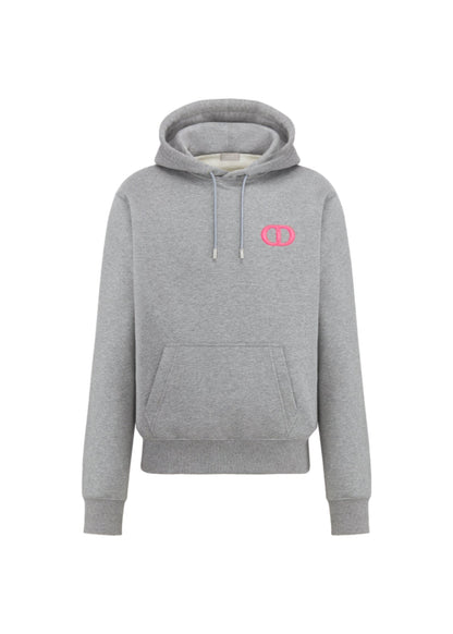 Dior CD Icon Hooded Sweatshirt "Grey" Luxury Hoodie UAE