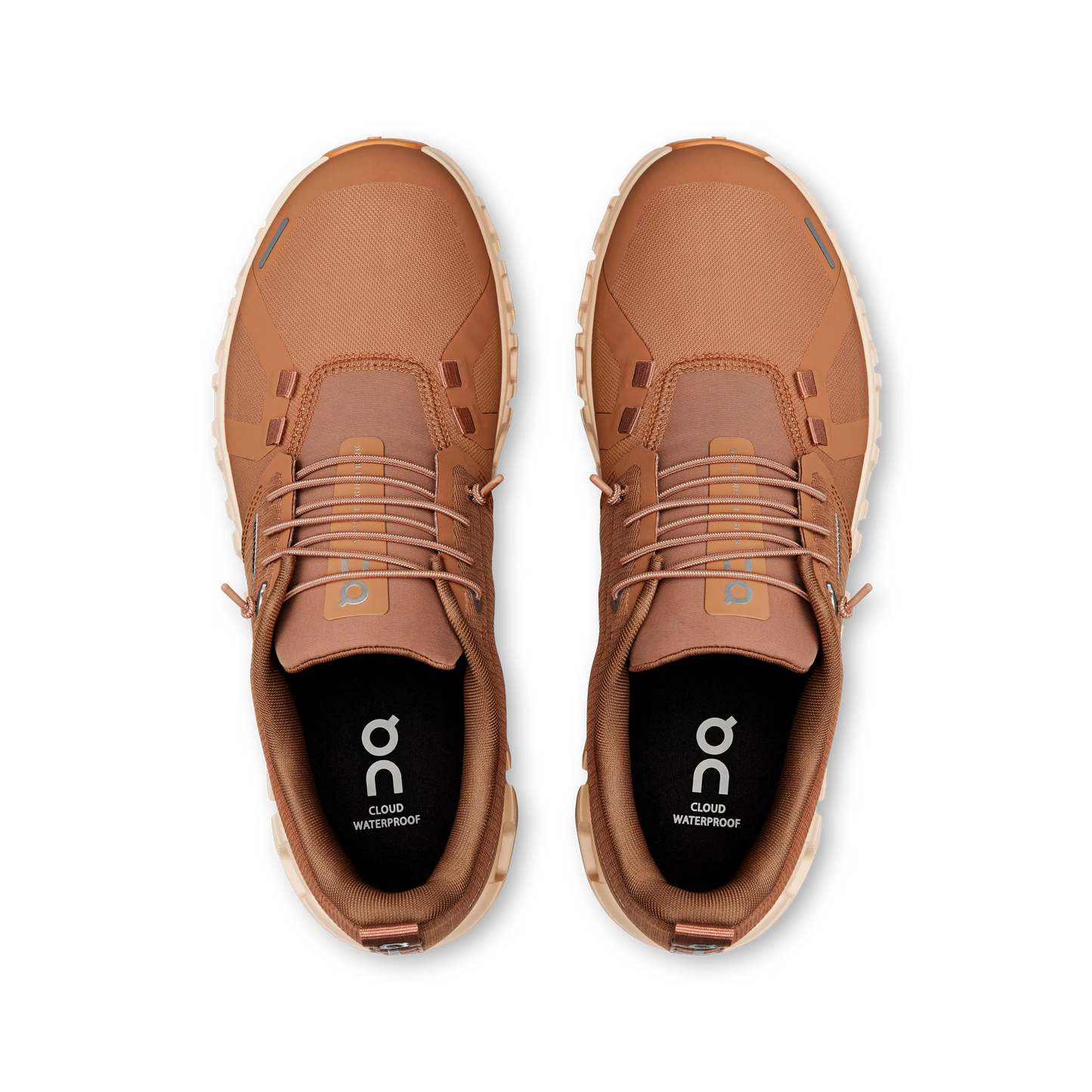 On Cloud 6 Waterproof "Sandstone / Blonde" Waterproof Running Shoes UAE