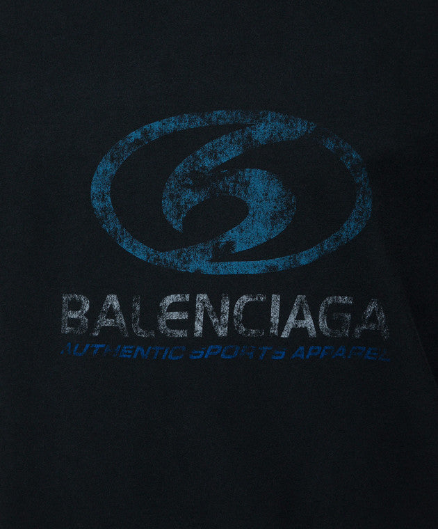 Balenciaga Surfer Logo-Print Cotton T-Shirt Summer Graphic Tee UAE