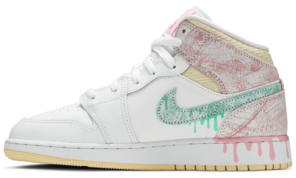 Air Jordan 1 Mid SE GS "Ice Cream" Sneakers UAE