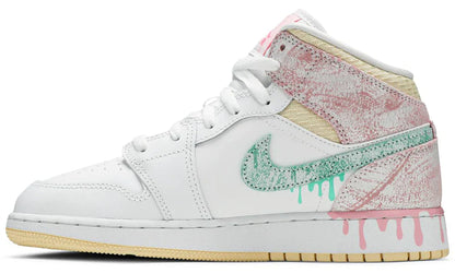 Air Jordan 1 Mid SE GS "Ice Cream" Sneakers UAE