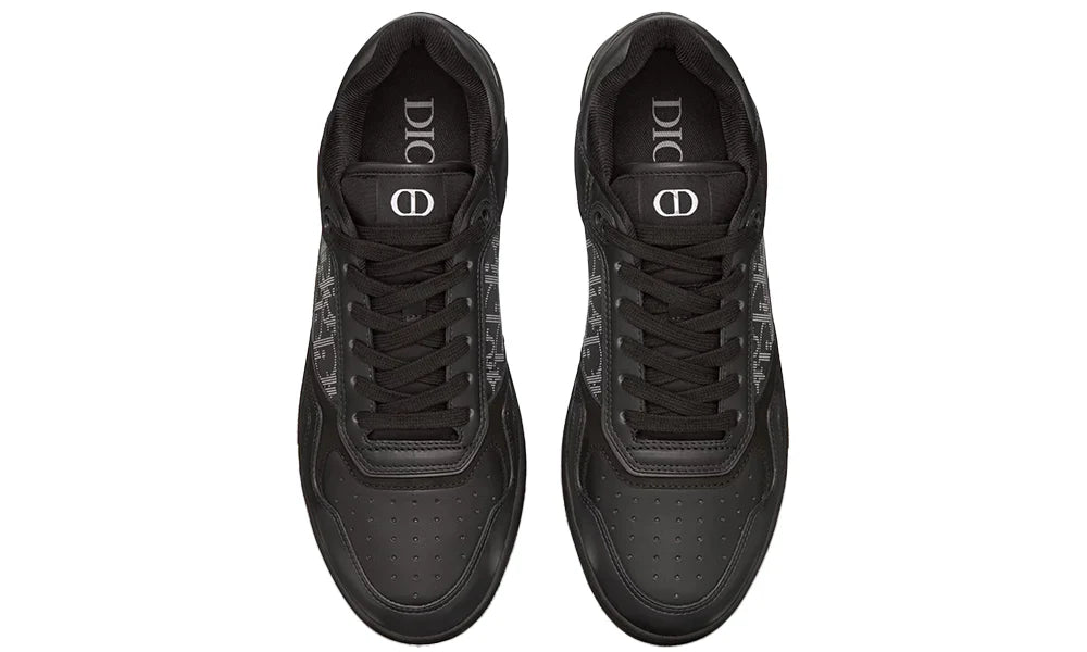 Dior B27 Low "Black Dior Oblique Galaxy Grey" Premium Sneakers UAE