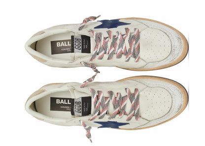 Golden Goose Ballstar "White Navy Blue" Premium Casual Sneakers UAE
