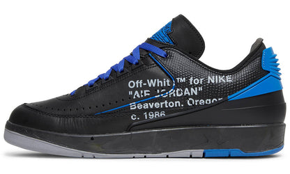 Off-White x Air Jordan 2 Retro Low SP "Black Varsity Royal" Sneakers UAE