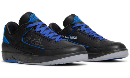 Off-White x Air Jordan 2 Retro Low SP "Black Varsity Royal" Sneakers UAE
