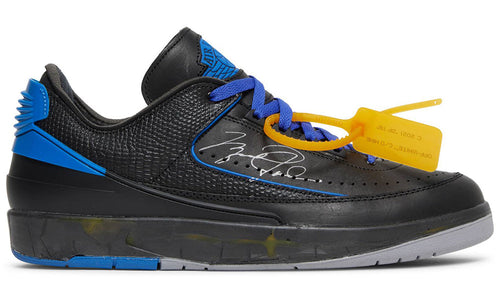 Off-White x Air Jordan 2 Retro Low SP "Black Varsity Royal" Sneakers UAE