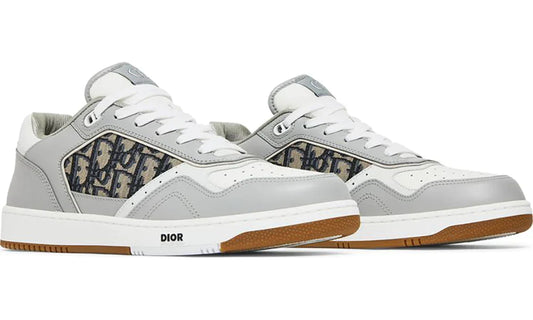 Dior B27 Low "Dior Oblique Galaxy Grey Gum" Signature Sneakers UAE