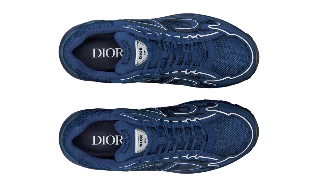 Dior B30 "Dark Blue Knit Technical Fabric" Technical Sneakers UAE