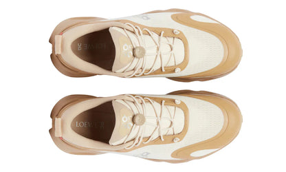 Loewe x On Running Cloudsolo "Dark Sand / Cream" Luxury Running Sneakers UAE