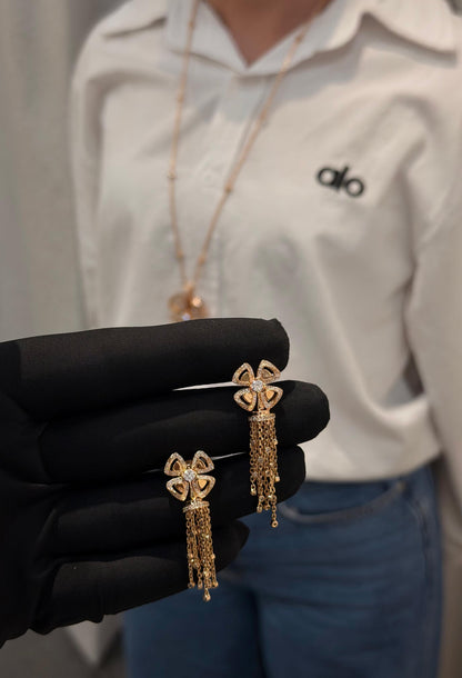BVLGARI FIOREVER NECKLACE & EARRINGS