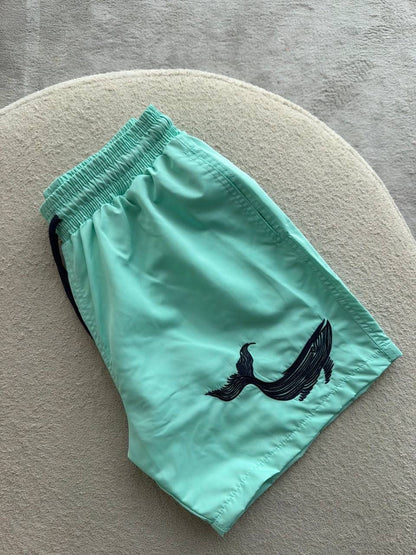 Vilebrequin whale-embroidered swim shorts