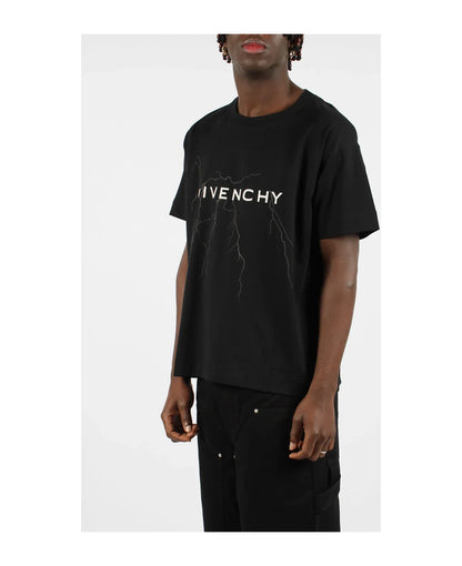 Givenchy Reflective Artwork T-Shirt Reflective Print Tee UAE