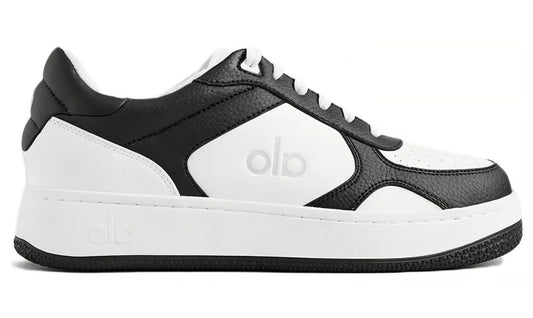 Alo Recovery Mode "Black White" Cushioned Recovery Slides UAE