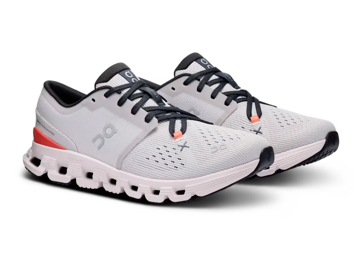 On Cloud X 4 "Silver / Flame" Training Sneakers UAE