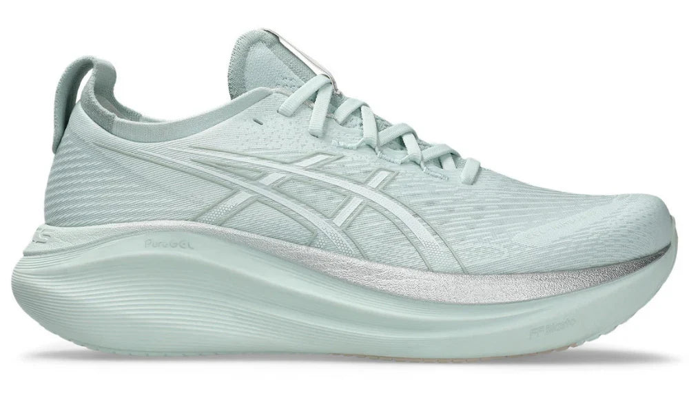 Asics Gel Nimbus 27 "Pure Aqua White" Running Shoes UAE