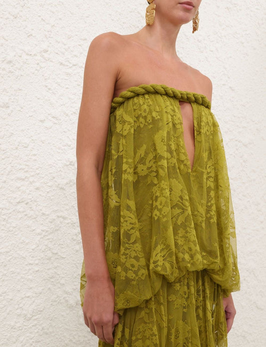 ZIMMERMANN Luna flower-lace Maxi Dress