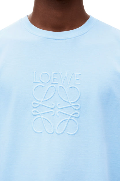 LOEWE Relaxed Fit Cotton T-Shirt Minimal Luxury Tee UAE