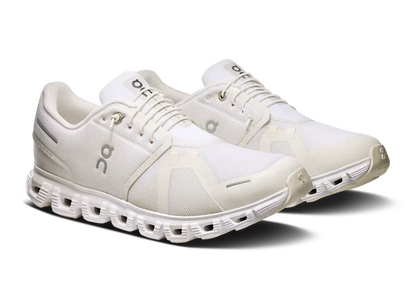 On Cloud 6 "White / White" Running Shoes UAE