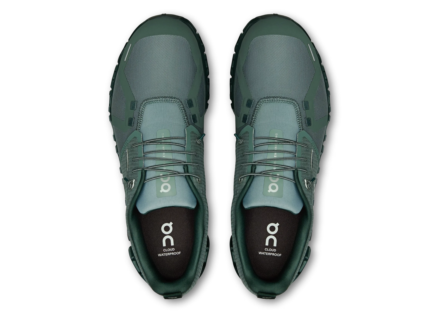 On Cloud 6 Waterproof "Olive / Evergreen" Waterproof Running Shoes UAE